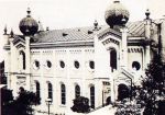 Synagoga główna po rozbudowie w 1878  fot. H. Feitzingera sprzed 1905r